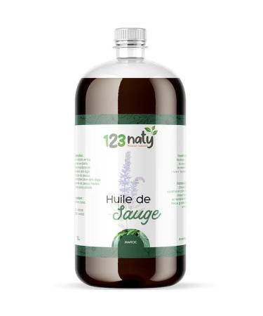 1L Huile de Sauge V g tale Soin du Corps et Massage Naturel