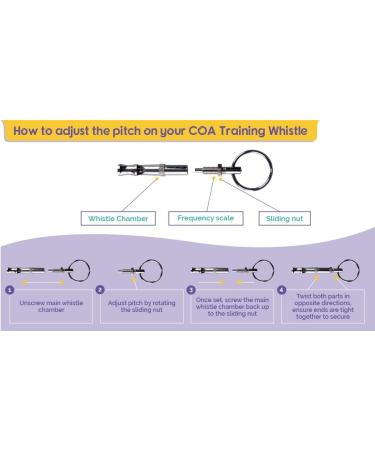 Company of Animals High Frequency Dog Whistle - Adjustable & Easy to Use for Training - Ideal for Sensitive Dogs - Recall & Puppy Training - Buy Online on GoSupps.com