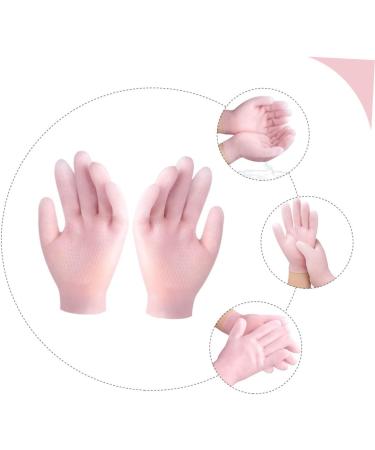 FRCOLOR 1pair Moisturizing Gloves Spa Gloves High Heels for Women Closed Toe Hand Care Supplies Girls Glove Girls Socks Hand Care Covers Pink Skin Friendly Cosmetic Bag Sebs Girl Child 21.5x13cm - Buy Online on GoSupps.com