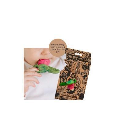 Oli & Carol Natural Rubber Teething Ring - Ramonit the Radish (8 cm) | Safe Baby Toy for International Shipping - Buy Online on GoSupps.com