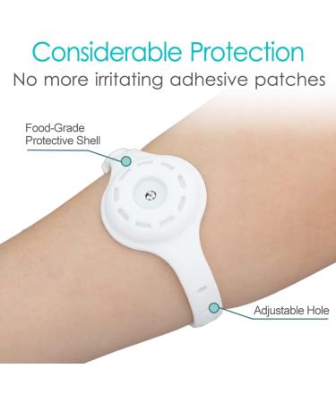 DiaBelt Adjustable Sensor Cover Armband for style Libre 3 14 Day Transmitter Protection Shield Arm Leg Band Comfortable Diabetic Holder Diabetes Activity Women Men White Small (Pack of 1) White - Buy Online on GoSupps.com