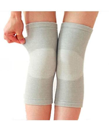 Ultra-Thin Bamboo Charcoal Knee Sleeve | Leg Support Brace for Sports & Outdoor Activities - Volleyball Basketball Yoga (L - Buy Online on GoSupps.com