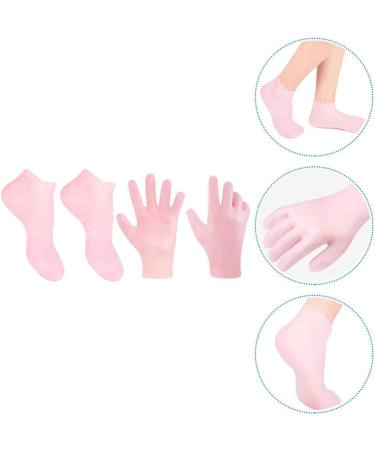 MILISTEN 1 Set Hydrating Sock Gloves Dry Crack Heel Socks Cracked Skins Gloves Cracked Heel Treatment Sock Heal Gloves Gel Spa Gloves Foot Care Socks Gloves Hand Gloves Sebs Cosmetic - Buy Online on GoSupps.com