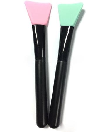 Premium Lufa Face Mask Brush Set - 2 Silicone Applicators for Mud Masks & Cosmetics - Soft Professional Makeup Tools - Buy Online on GoSupps.com