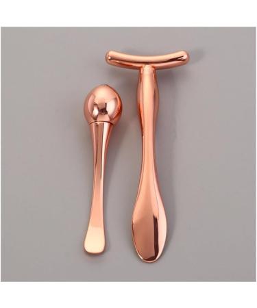 Mini Facial Massage Stick & Eye Roller - Face Lifting Cream Applicator (Gold Style 2) - Shop Now - Buy Online on GoSupps.com