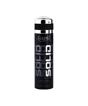 Solid Black by Sapil for Men - 6.76 oz Deodorant Spray