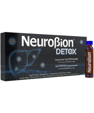 Neurobion Detox Liposomal Glutathione Liquid - 10 Vials | Boost Immunity & Antioxidants | International Shipping Available - Buy Online on GoSupps.com