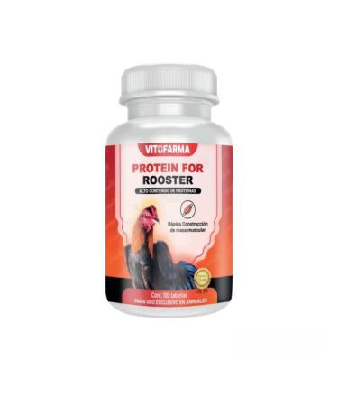 Protein Blend for Rooster Chicken - Proteina a Base de Suero de Leche y Albumina de huevo para Gallos 100 tabletas