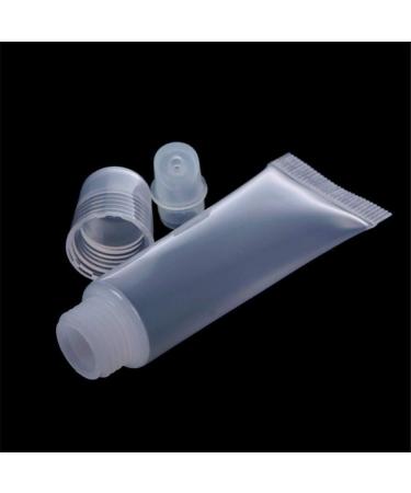 Refillable Clear Lip Balm Tube 10ml | Empty Cosmetic Container for Lip Gloss & Travel Makeup Accessories - Buy Online on GoSupps.com