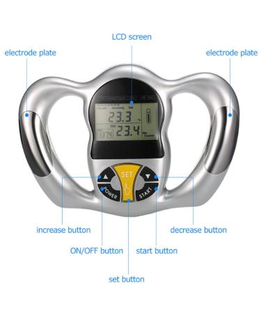 Colilove Handheld Body Composition Analyzer - Digital BMI Scale with LCD Display - Buy Online on GoSupps.com