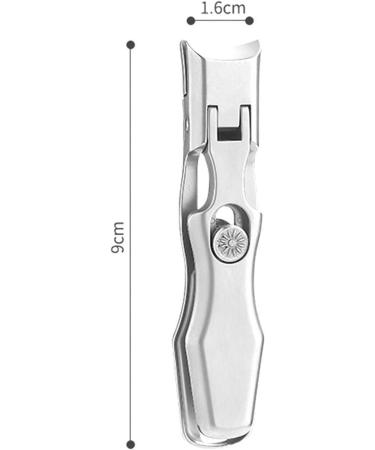 CHJHJKG Nail Clippers (Beauty) Self Locking Stainless Steel Nail Clippers with Splash Proof Cover Trimmer Pedicure Care Nail Clippers Professional Nailclippers - Buy Online on GoSupps.com