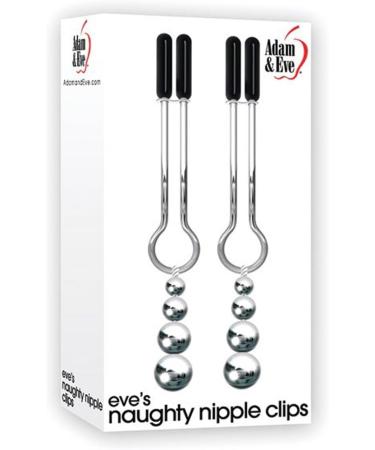 Adam & Eve Naughty Nipple Clips - Seductive and Sensual Accessory - Buy Online on GoSupps.com