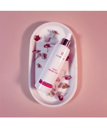 Clarena Caviar Micellar Tonic Facial water for the care of mature skin Moisturizing body cream with caviar scent Regenerating serum for face neck and d collet 200 ml - Buy Online on GoSupps.com