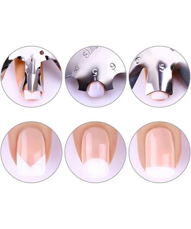 Nail Manicure Edge Trimmer Nail Art Trimmer Template French Manicure Accessories Kit Silver Nail Art Manicure - Buy Online on GoSupps.com
