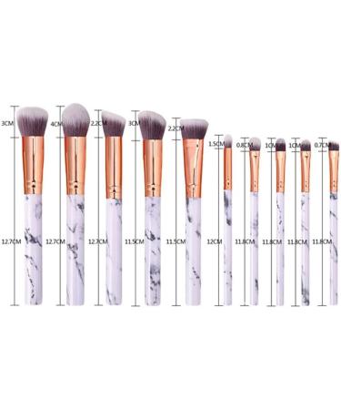 DFHBFG Marble Makeup Brush Set - Complete Beauty Tools for Flawless Application | International Shipping Available - Buy Online on GoSupps.com