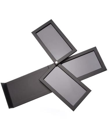 Allwon 3-Layer Rotation Magnetic Palette - 3 in 1 Empty Makeup Storage Box for Eyeshadow Lipstick Blush & Powder (Black) - International Shipping Available - Buy Online on GoSupps.com