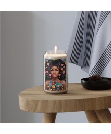 Natural Scented Candles - Eco-Friendly Vanilla Bean Comfort Spice & Sea Breeze in Reusable Glass Vessel - Buy Online on GoSupps.com