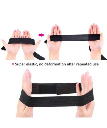 Lace Melting Band for Wig Edges - 2 Pack Black Elastic Bands for Seamless Edge Laying - Buy Online on GoSupps.com