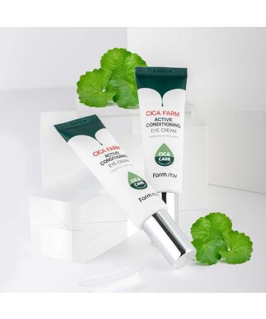 Farmstay Cica Farm Active Conditioning Eye Cream - Nourishing Anti-Aging Treatment for Bright Eyes | Fast International Shipping - Buy Online on GoSupps.com
