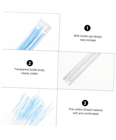 GLEAVI 16 Box Ear Piercing Cleaning Line- Blue Thin Cotton Thread Ear Cleaners - Convenient Portable Earrings Cleaning Supply - Buy Online on GoSupps.com