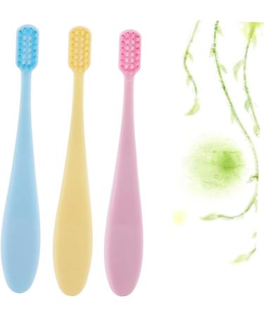 Homsfou Infant & Children's Soft Manual Toothbrush Set - Brightening Travel Brushes in Earth Colors - Buy Online on GoSupps.com