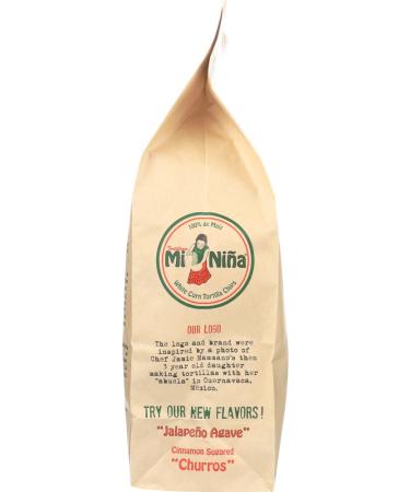 Mi Nina Sea Salt White Corn Tortilla Chips - 12 oz | Delicious Crunchy Snack - Buy Online on GoSupps.com