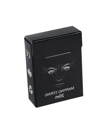 FOYTOKI 1box Black Eyebrow Measuring Tool Reliable Eyebrow Ruler Eyebrow Tattoos Ruler 6x4.5cm Black