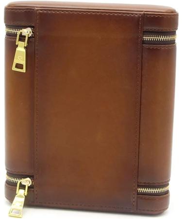 Travel Cigar Case Leather Humidor Smoking Accessories Tube Travel Humidor Case Built in Humidifier Gift Box - Buy Online on GoSupps.com