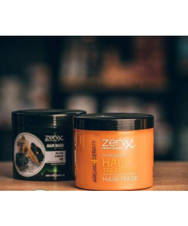 Zenix Black Garlic Hair Care Mask 500ml | Intensive Repairing Treatment for Brittle & Dry Hair | Nourishing Garlic Hair Mask | Black Garlic Oil Cure - Buy Online on GoSupps.com