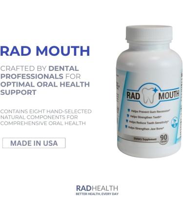 Rad Mouth: Prevent Gum Recession Strengthen Teeth & Reduce Sensitivity - Shop Internationally - Buy Online on GoSupps.com