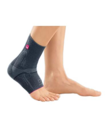 Medi Levamed ankle bandage Unisex |Silver |Size II |Joint bandage to stabilize the ankle |Servable on both sides |Unique comfort trick |Extended relief zone