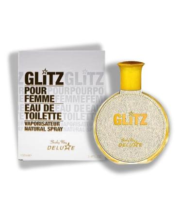 GLITZ POUR FEMME EAU DE TOILETTE 3.4 FL. OZ. Woody Spicy fragrance for Women.