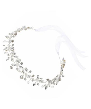 FRCOLOR Crystal Headpiece Wedding Hair Vine Bride Hair Accessory Hair Accessory for Women Bridal Headpiece Bride Headpiece Wedding Jewelry for Bride Metal Miss Manual Accessories