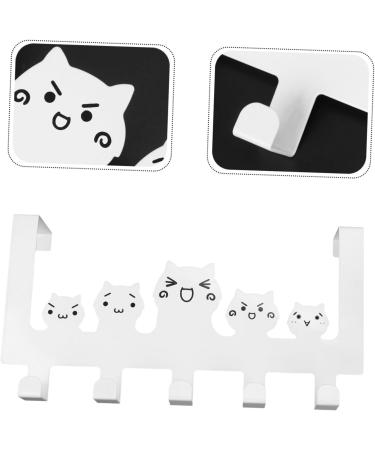 Alipis Hook up Towel Hook Hat Hanger Towel Hanger Over Door Hook Rack Door Hanger Cabinet Door Storage Hook 30X15.5CM White - Buy Online on GoSupps.com