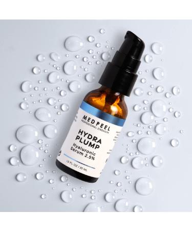MedPeel Hydra-Plump Hyaluronic Acid Serum 2.5% - Deep Hydration for Aging Dry Skin Lightweight Face Serum for Healthy Glow - 1.0 fl oz - Buy Online on GoSupps.com