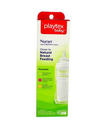 Playtex Nurser Drop-Ins Liners 8-10 oz BPA-Free Bottle - 1 Pack - Buy Online on GoSupps.com