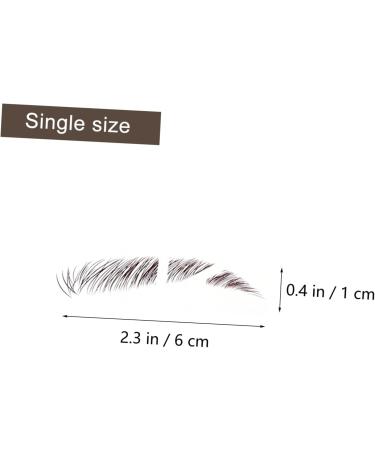 Healeved 30 Pcs Eyebrow Stickers Artificial Eyebrow Instant Transfer Eyebrows Makeup Brow Sticker Soy Ink - Buy Online on GoSupps.com