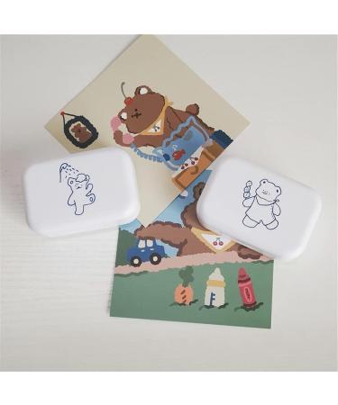 Buy Miedeon Cute Multi-Colored Contact Lens Container Set - 4 Stylish Travel Cases for Lenses - Buy Online on GoSupps.com