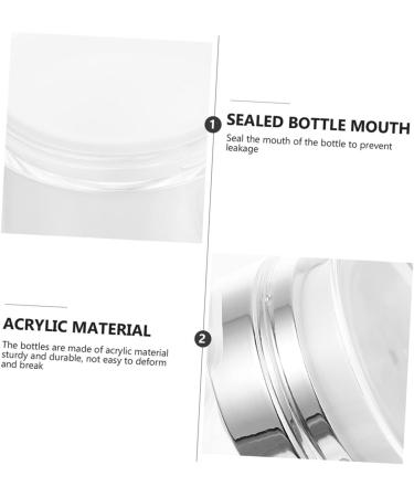 minkissy Cream Bottle Amber Jars Makeup Glasses Cosmetic Cream Jar Lip Sample Containers Amber Glass Jars Body Scrub Containers with Lid Cream Holder Travel Portable Butter Acrylic Acid - Buy Online on GoSupps.com