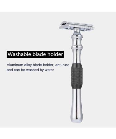Luxury Two-Speed Safety Razor & Wet Shaving Starter Kit for Men - Best Gift Set with Safe Grip - Buy Online on GoSupps.com