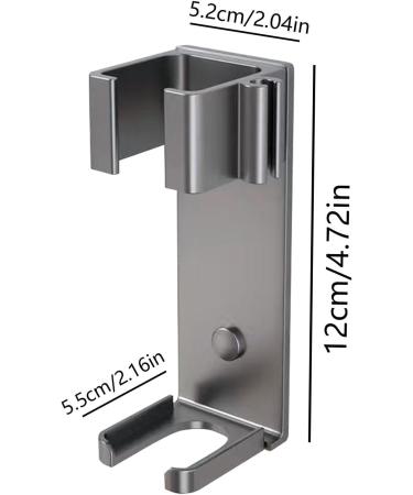 Hair Curling Wand Holder | Curling Wand Wall Mount Winder Function Organizer - High Temp Resistant 36mm Diameter for Straight Hair Comb Pochy Grey - Buy Online on GoSupps.com