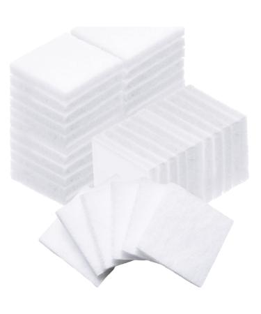 Square humidifier Essential Oil Pads Unscented Replacement Aroma Pads White Essential Oil Diffuser Pads Simply Diffusers Oil Pads Humidifier Accessories for Car Room Air (100 Pieces)