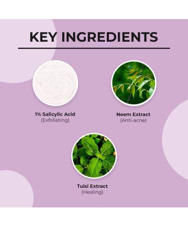 Dr. Sheth Neem & Salicylic Acid Face Wash | Anti-Acne & Oil Control Cleanser | 1% Salicylic Acid | Unisex | 100 mL - Shop Internationally - Buy Online on GoSupps.com