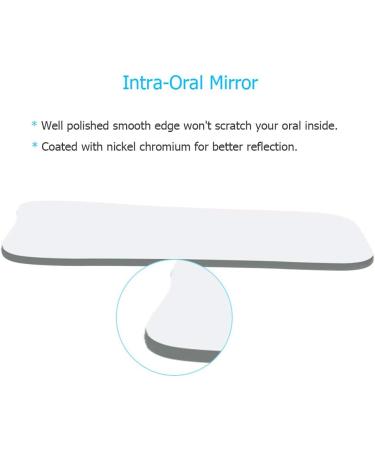 Ankroyu 5PC Reflector Levels - 2-Sided Intraoral & Lingual Buccal Mirrors for Dentists - Optimal Clinical Tools - Buy Online on GoSupps.com