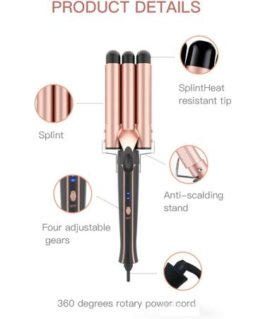 5-in-1 Hair Curler Set | Curling Brush & Interchangeable Ceramic Irons | Instant Heat & Dual Voltage | Shop Internationally - Buy Online on GoSupps.com
