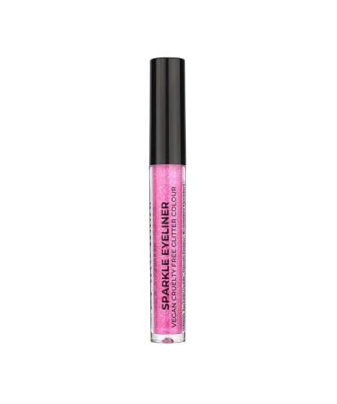 Stargazer Vegan liquid eyeliner glitter fast drying with extremely fine tip pink