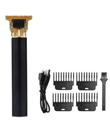 Hair Clippers for Men Hair Clipper Rechargeable Electric Push Shaver T9 Bald Hair Clipper Electric Clipper for Men Barber (Color : Black)