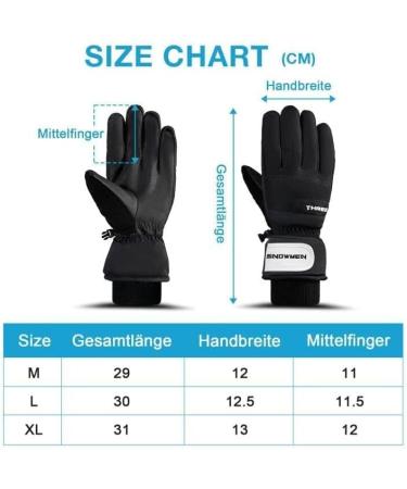 Durio Waterproof Touchscreen Ski & Cycling Gloves for Men & Women - Winter White M - Buy Online on GoSupps.com