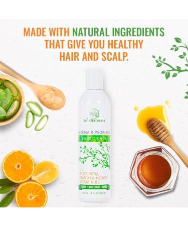 Anti-Dandruff Eczema Psoriasis Conditioner for Dry Scalp - Deep Treatment for Seborrheic Dermatitis - 8 fl oz - Buy Online on GoSupps.com