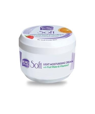 Metrey Herbotech Boro-Plus Soft Light Moisturising Cream with Vitamin E 24 Hour Moisturization 300 ml